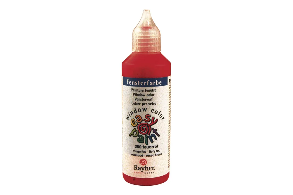 Rayher Window-Color Easy Paint Feuerrot | 80 ml