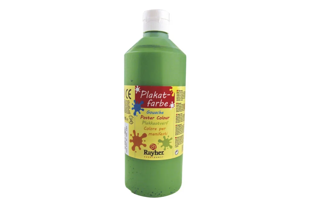 Rayher Plakatfarbe Giftgrün | 500 ml