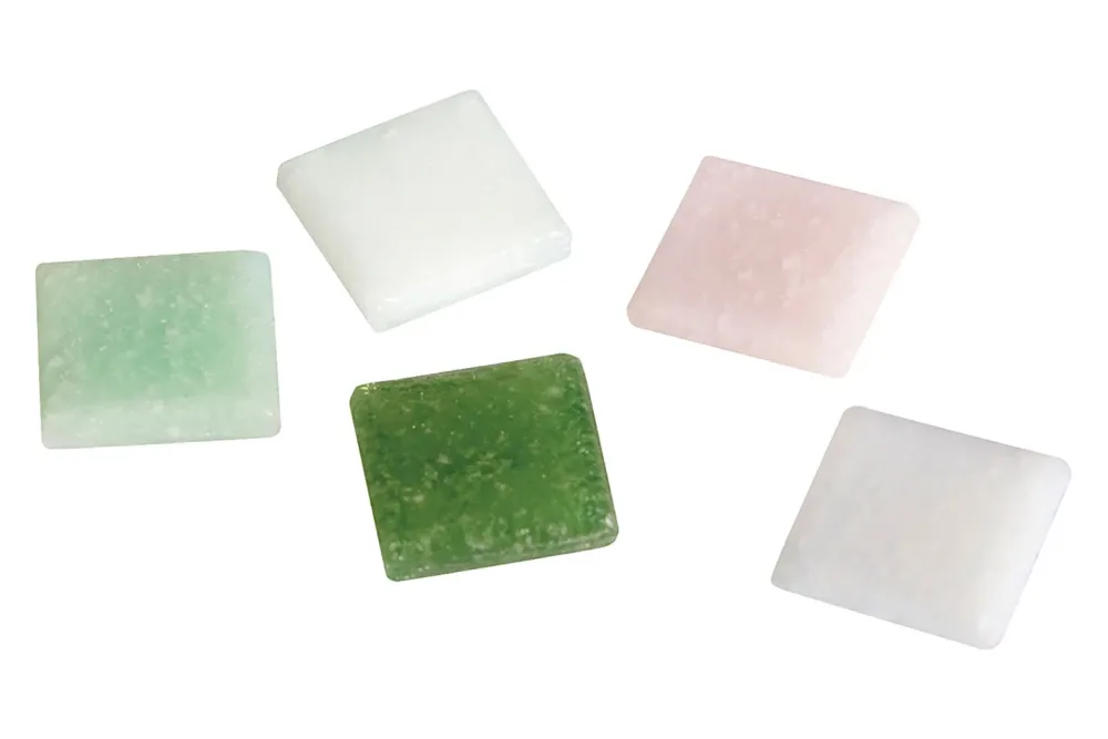 Rayher Mosaiksteine Grün | 2 × 2 cm | 325 Stück | 1 kg