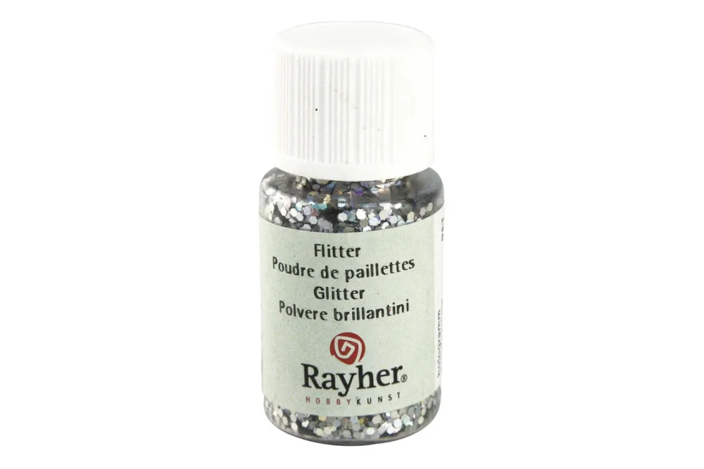 Rayher Hologramm-Flitter PET | 2 mm | 10 ml