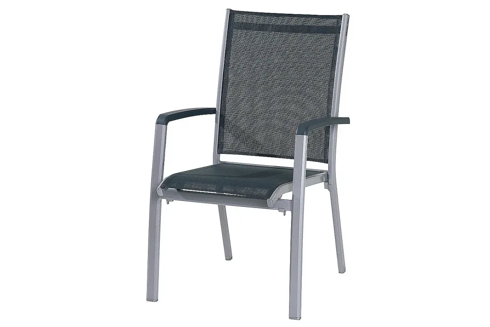 Sieger Stapelstuhl Bodega Graphit | 98 × 59 × 68 cm