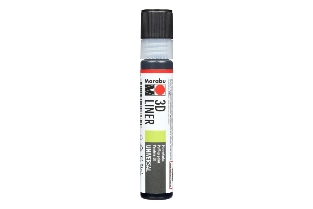 Marabu 3D-Liner Schwarz | 25 ml