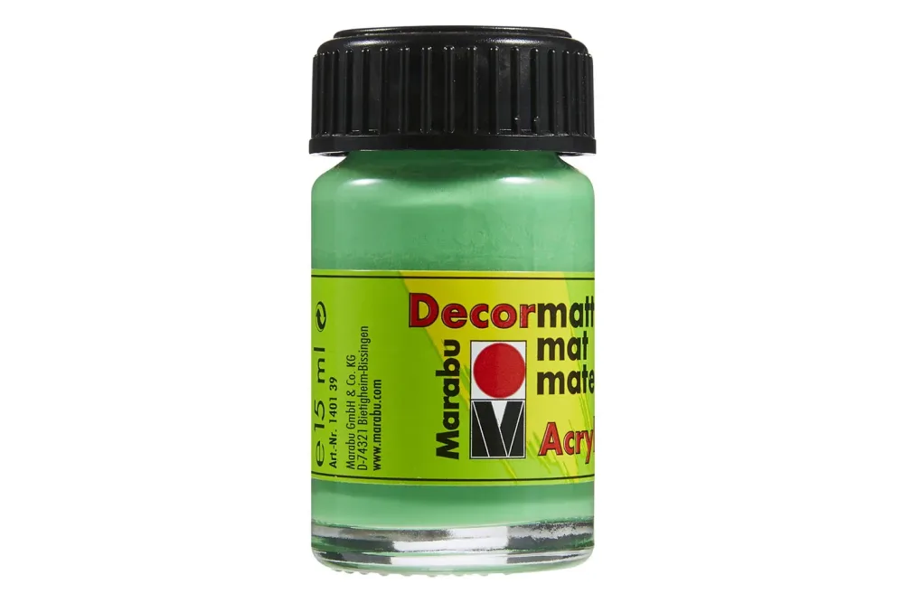 Marabu Acrylfarbe Decormatt Hellgrün | 15 ml