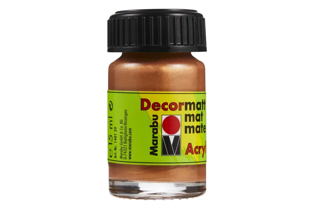 Marabu Acrylfarbe Decormatt Kupfer | 15 ml