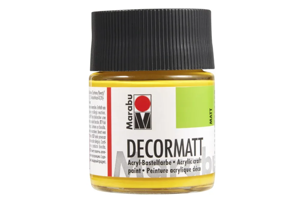 Marabu Acrylfarbe Decormatt-Gelb