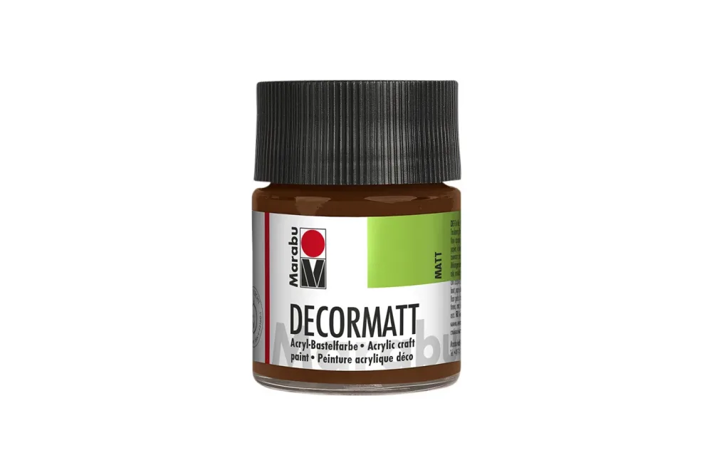 Marabu Acrylfarbe Decormatt Hellbraun | 50 ml