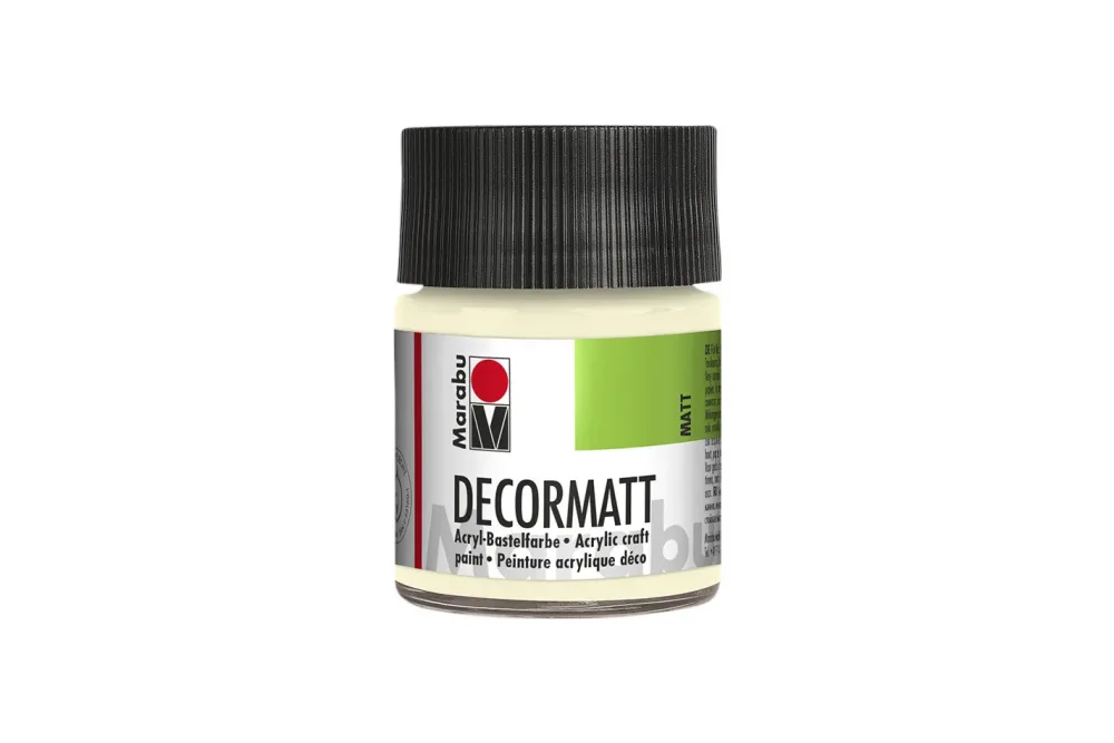 Marabu Acrylfarbe Decormatt Elfenbein | 50 ml