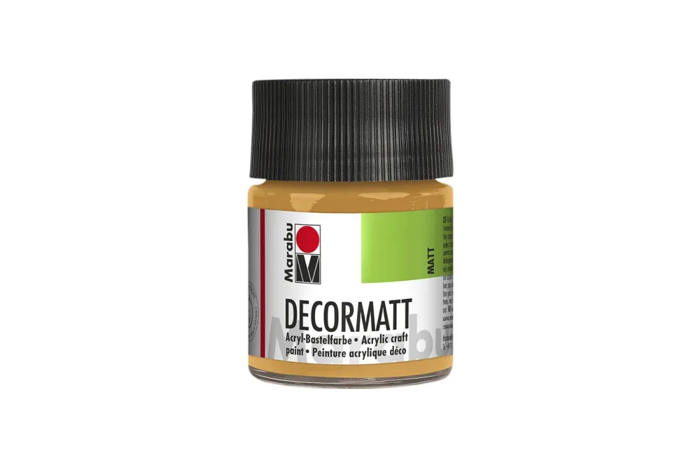 Marabu Acrylfarbe Decormatt Gold Metallic | 50 ml