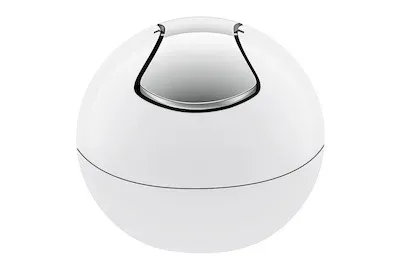 Spirella Abfalleimer Bowl Shiny Weiss | 1 l
