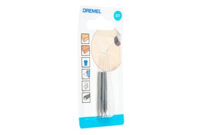 Graviermesser 2,4 mm Dremel 107 Dremel 26150107JA Schaft-Ø 3.2 mm 3 St.