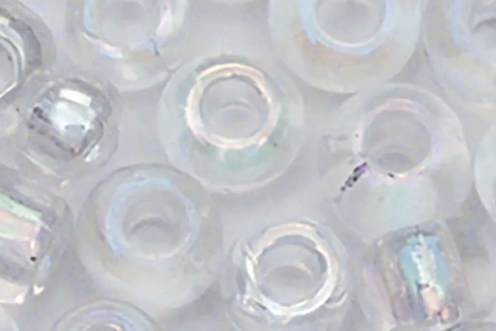 Rayher Rocailles Transparent-Gelüstert | 2.6 mm | 17 g
