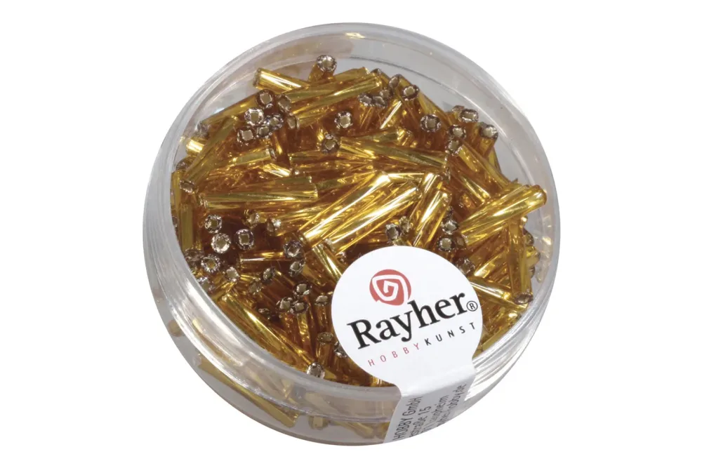 Rayher Glasstifte Twistet mit Silbereinzug | 12 mm | 14 g