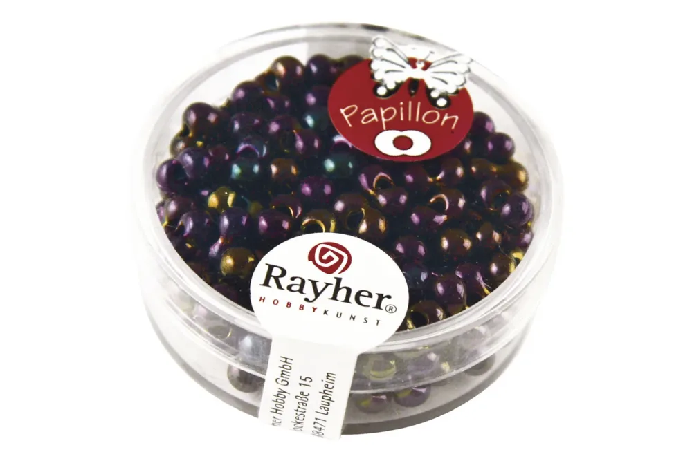 Rayher Papillon-Rocailles Amethyst | 3.2 × 6.5 mm | 18 g
