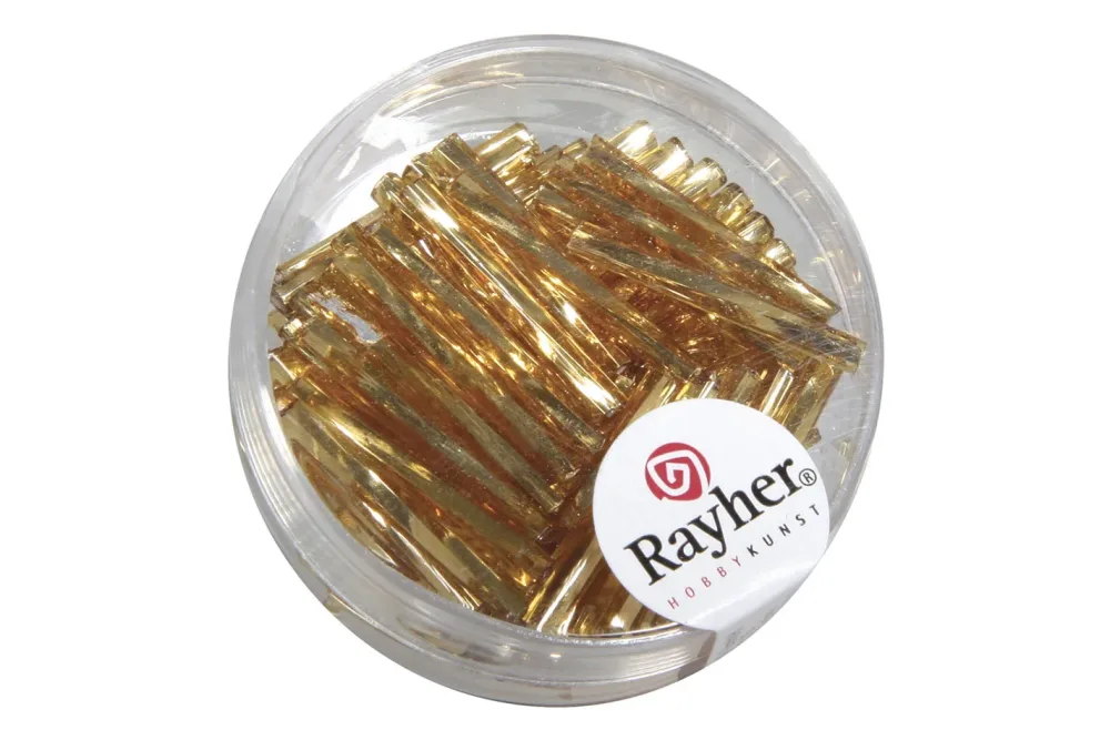 Rayher Glasstifte Twisted mit Silbereinzug | 20 mm | 13 g