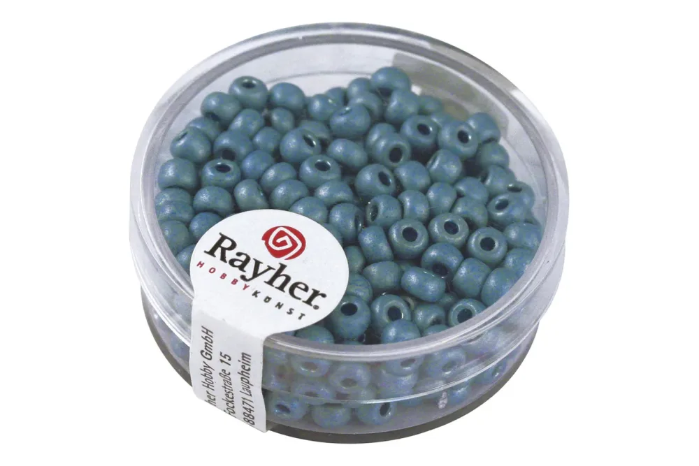 Rayher Metallic-Rocailles Matt | ⌀ 4 mm | 17 g