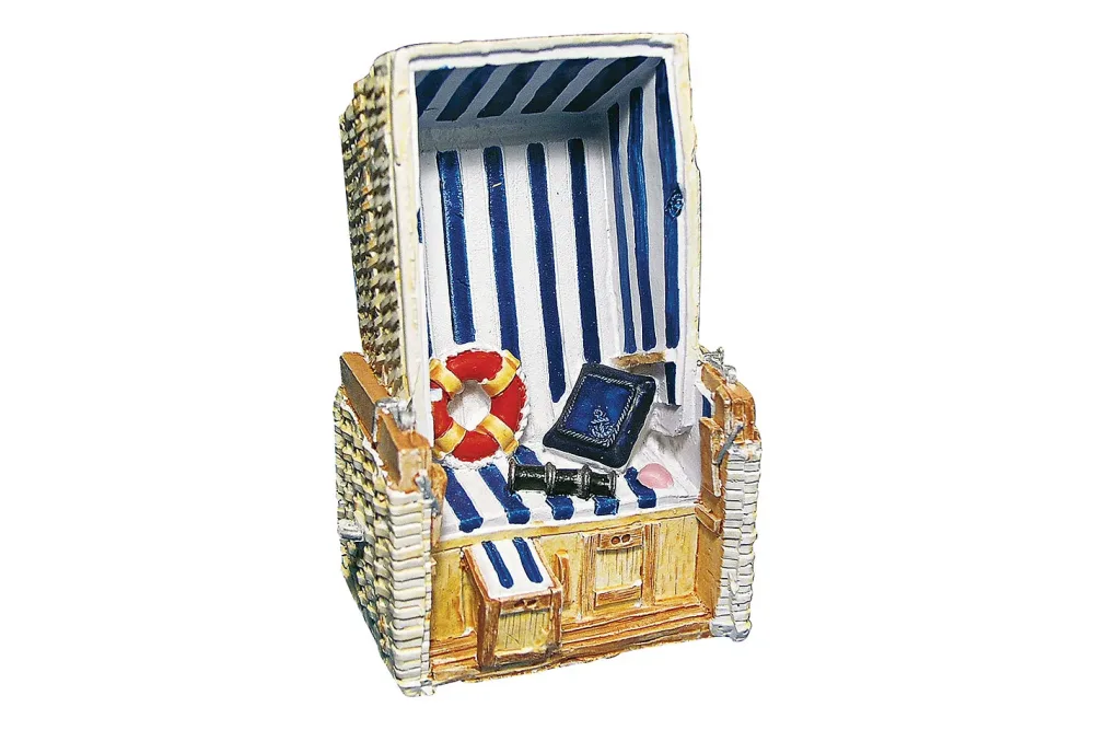 Rayher Polyresin-Strandkorb | 11 cm