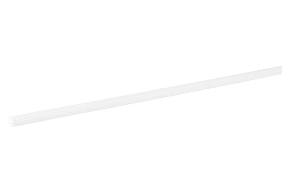 Alfer PVC-Rundstange Weiss | 1 m
