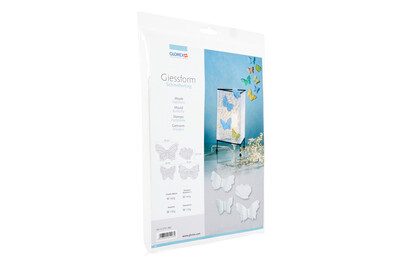 Glorex Giessform Schmetterling | 6 × 5 × 0.6 cm