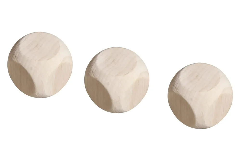 Rayher Holz-Würfel FSC | 2.5 cm | 3 Stück