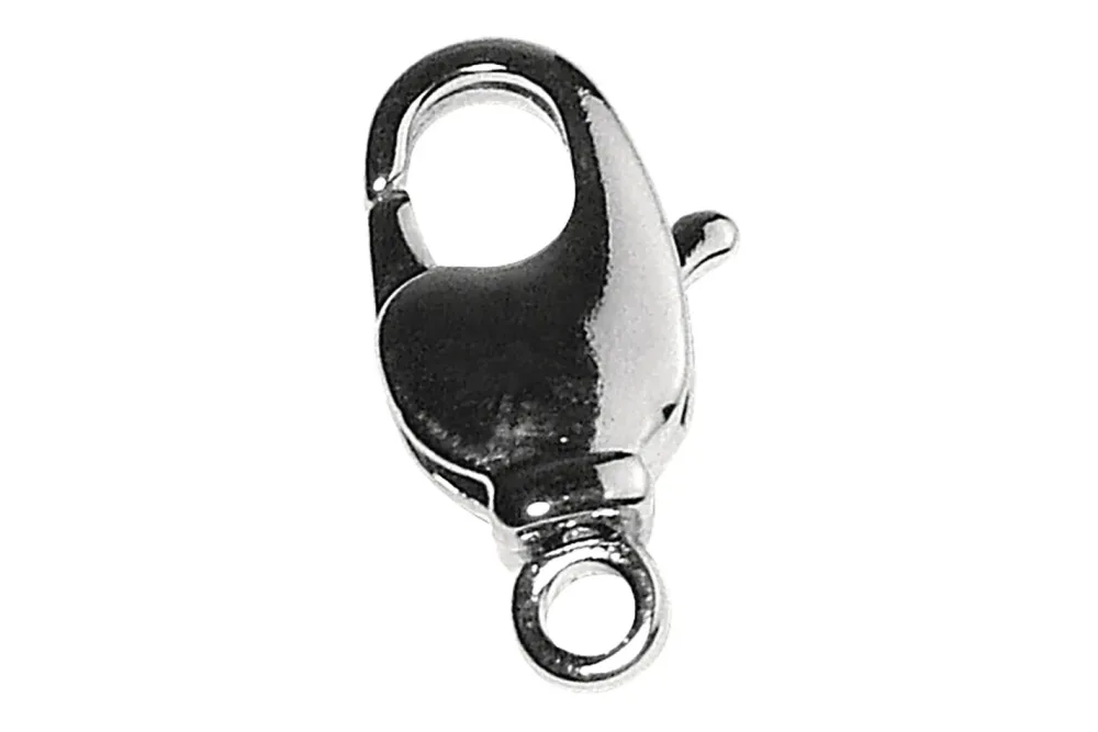 Rayher Karabiner-Schliesse mit drehbarer Öse | 8.9 × 16.8 mm | 2 Stück