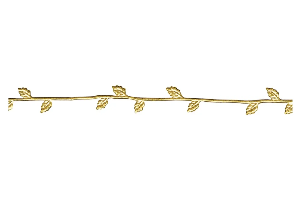 Rayher Wachs-Borte Gold | 21 cm | 2 Stück