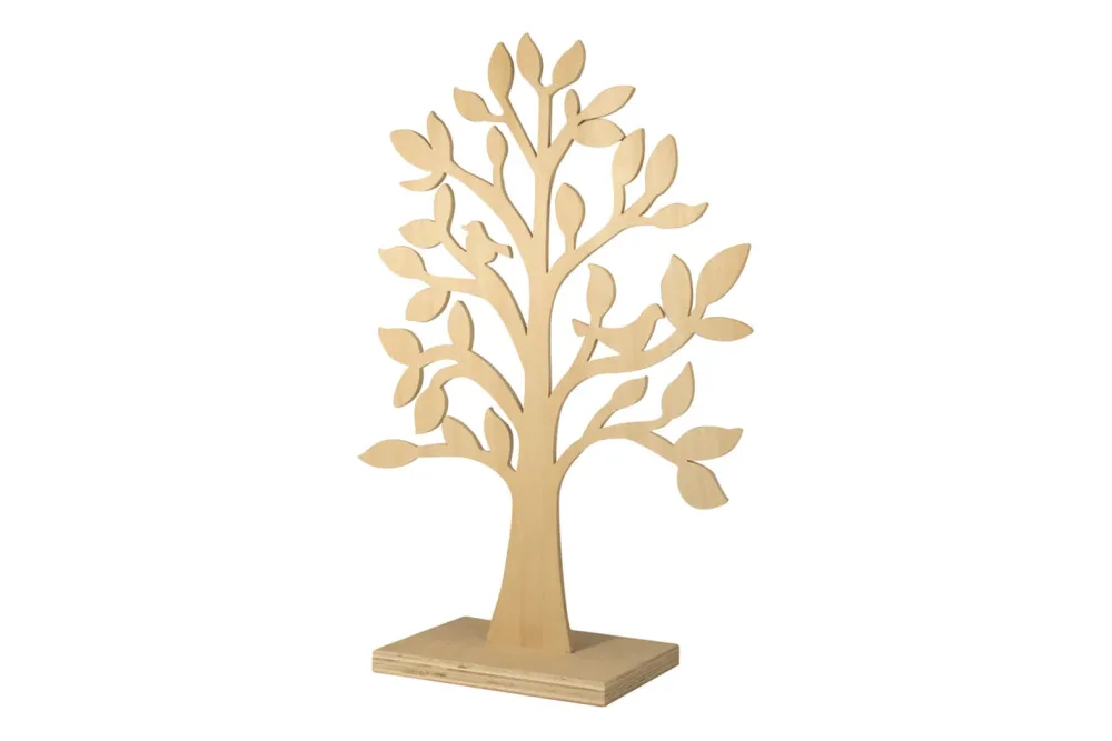 Rayher Holz Baum mit Vögeln | ⌀ 50 cm