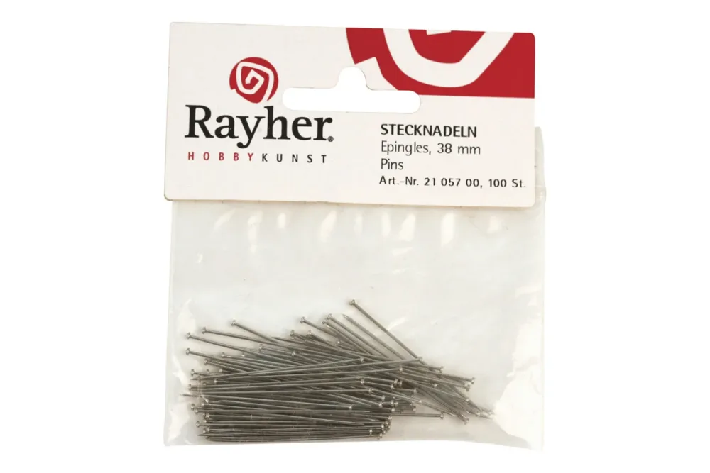 Rayher Stecknadeln | 38 mm | 100 Stück