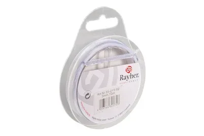 Rayher Organzaband Weiss | 3 mm | 10 m