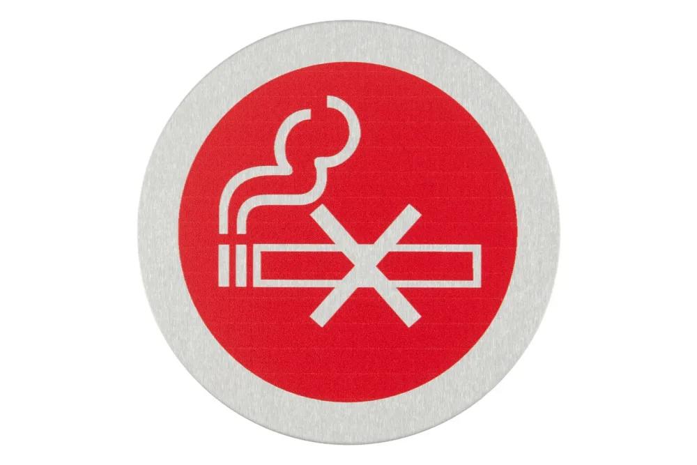 Rauchverbot-Schild Rund | ⌀ 7.5 cm