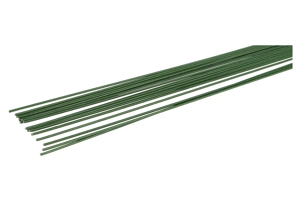 Glorex Steckdraht Grün | 50 cm | 20 Stück