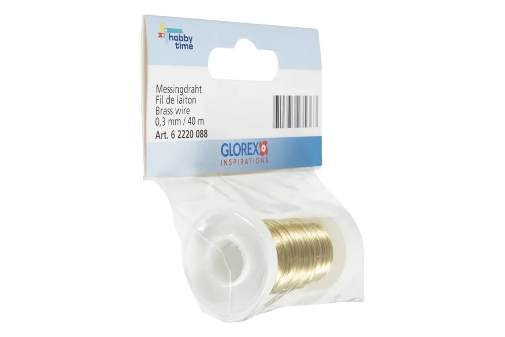 Glorex Messingdraht | 0.3 mm | 40 m