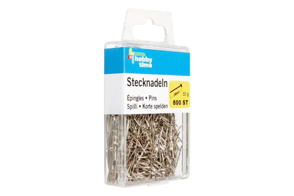 Glorex Stecknadeln | 18 mm | 800 Stück