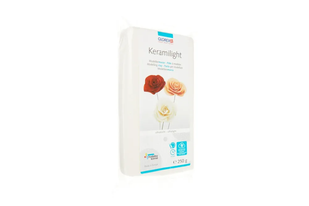 Glorex Keramilight Ultraleichte Modelliermasse Weiss | 250 g