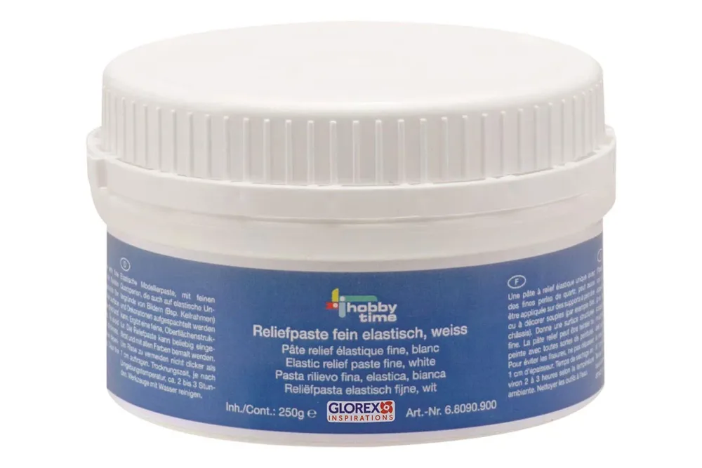 Glorex Reliefpaste Elastisch Weiss | 250 g