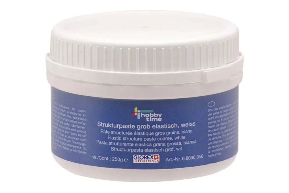 Glorex Strukturpaste Elastisch Weiss | 250 g