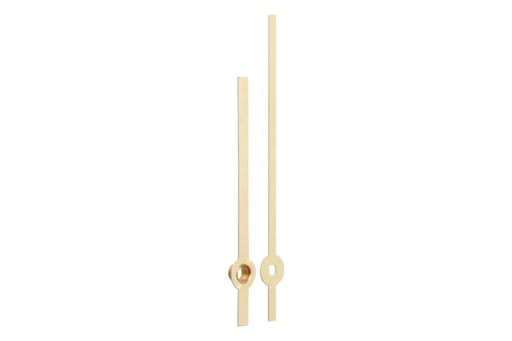 Glorex Uhrzeiger Gold eloxiert | 8/6 cm