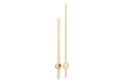 Glorex Uhrzeiger Gold eloxiert | 8/6 cm