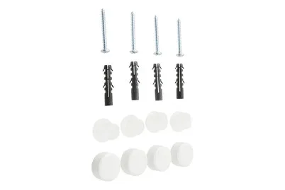 Spiegelbefestigung Weiss | 2 cm | 4 Stück