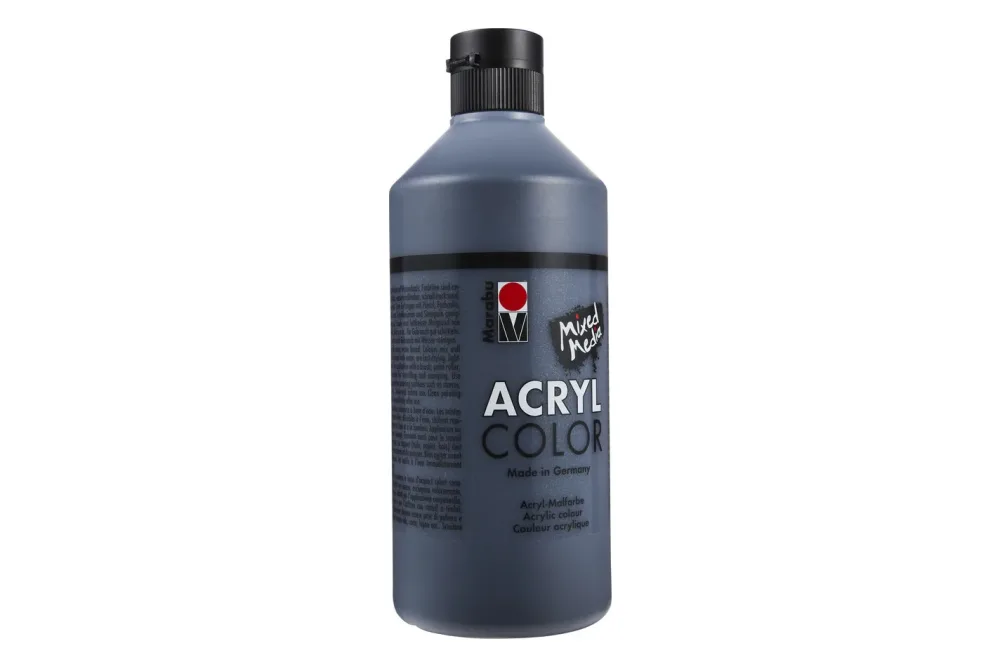 Marabu Acrylfarbe Schwarz | 500 ml