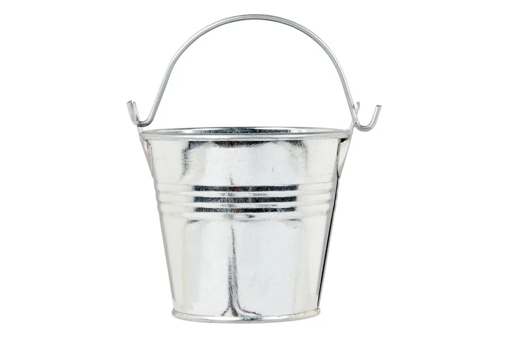 Glorex Metalleimer Verzinkt | 6 × 6 cm