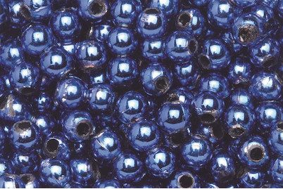Glorex Dekoperlen Royalblau | 10 mm | 75 g