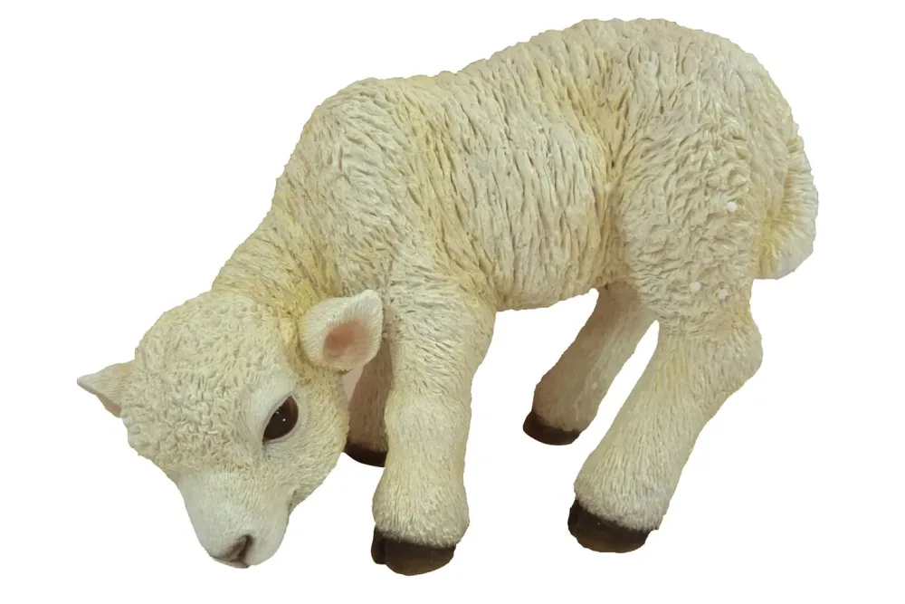 Colibri Dekofigur Lamm Grasend Weiss | 21 cm