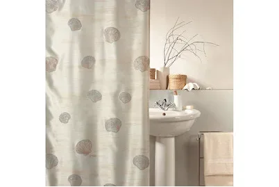 Spirella Duschvorhang Atlantis Champagne | 180 × 180 cm