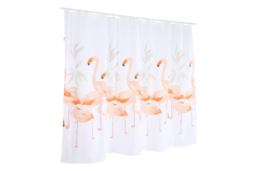 Spirella Duschvorhang Flamingo | 240 × 180 cm