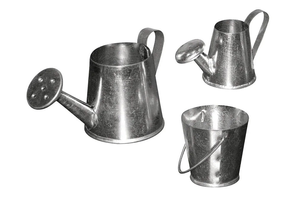 Rayher Metall-Kannenset | 3-5 cm | 3 Stück