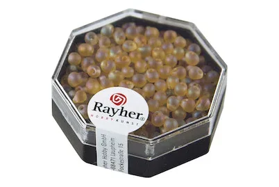 Rayher Miyuki Perle Tropfen Transp. Gefrostet | 3.4 mm