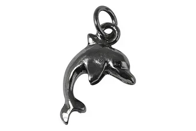 Rayher Metall-Anhänger Delfin | 1.6 cm