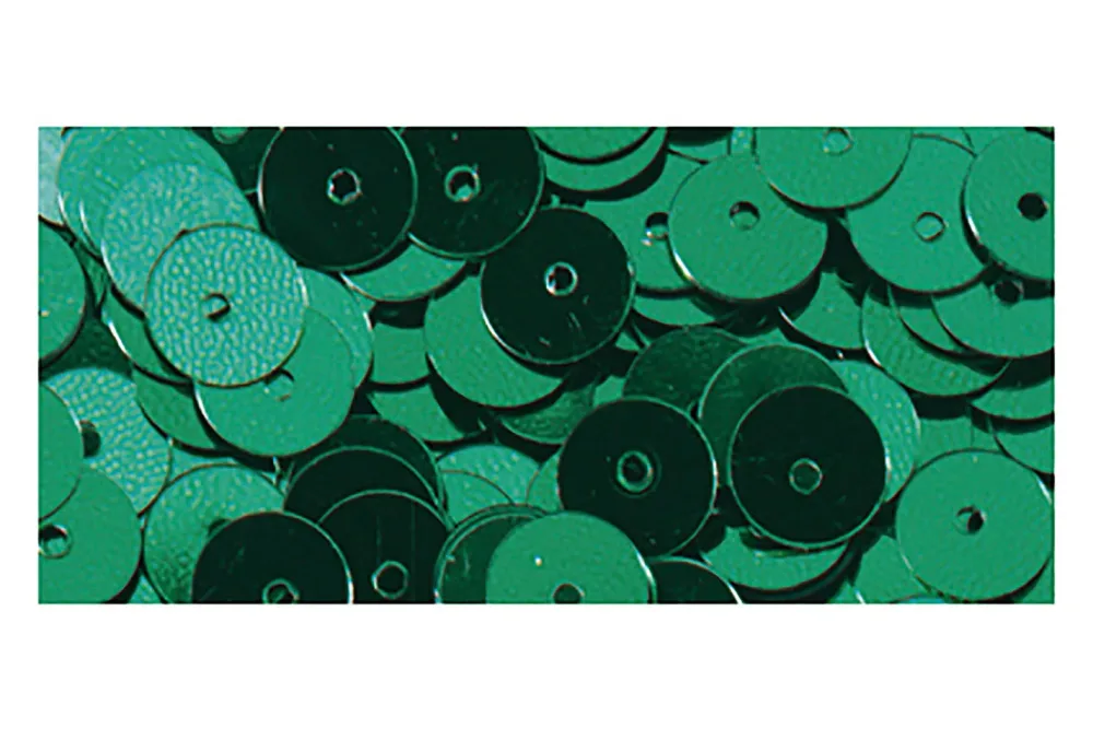 Rayher Pailletten Grün Glatt | 6 mm | 1000 Stück
