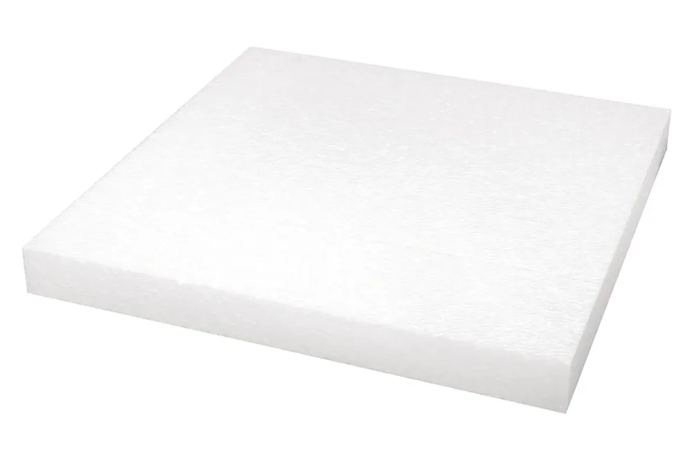 Rayher Styropor-Platte | 40 × 40 × 4 cm