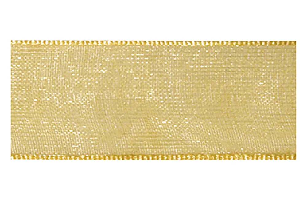 Rayher Organzaband Gold | 15 mm | 10 m